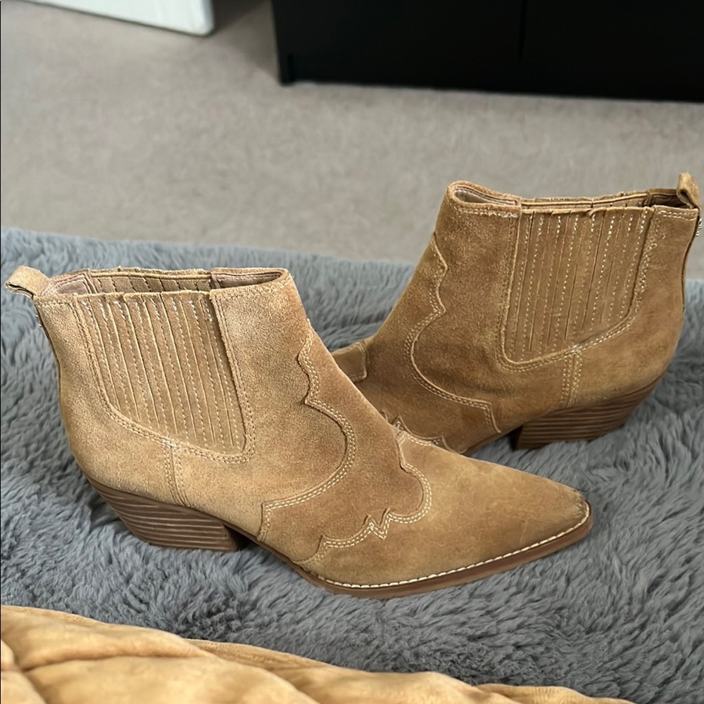 Sam Edelman Western Ankle Boots